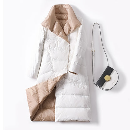 Extended down jacket