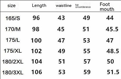Men's Three-bar Stitching Jeans Loose