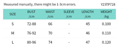 Women's Casual Slim-fitting Patchwork Square Collar Micro Pleated T-shirt