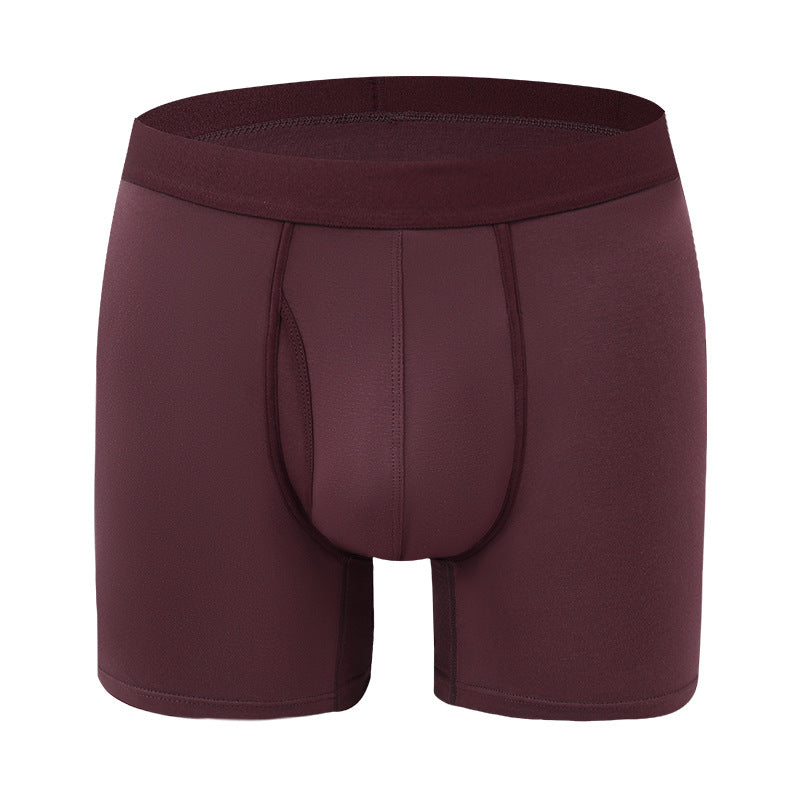 Extended Men's Underwear Bamboo Fiber Sports Breathable Mid Waist