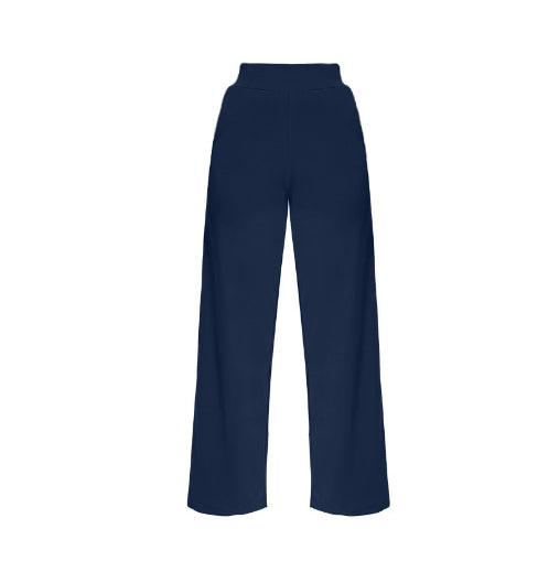 Women's French-style Pleated High-waist Wide-leg Trousers