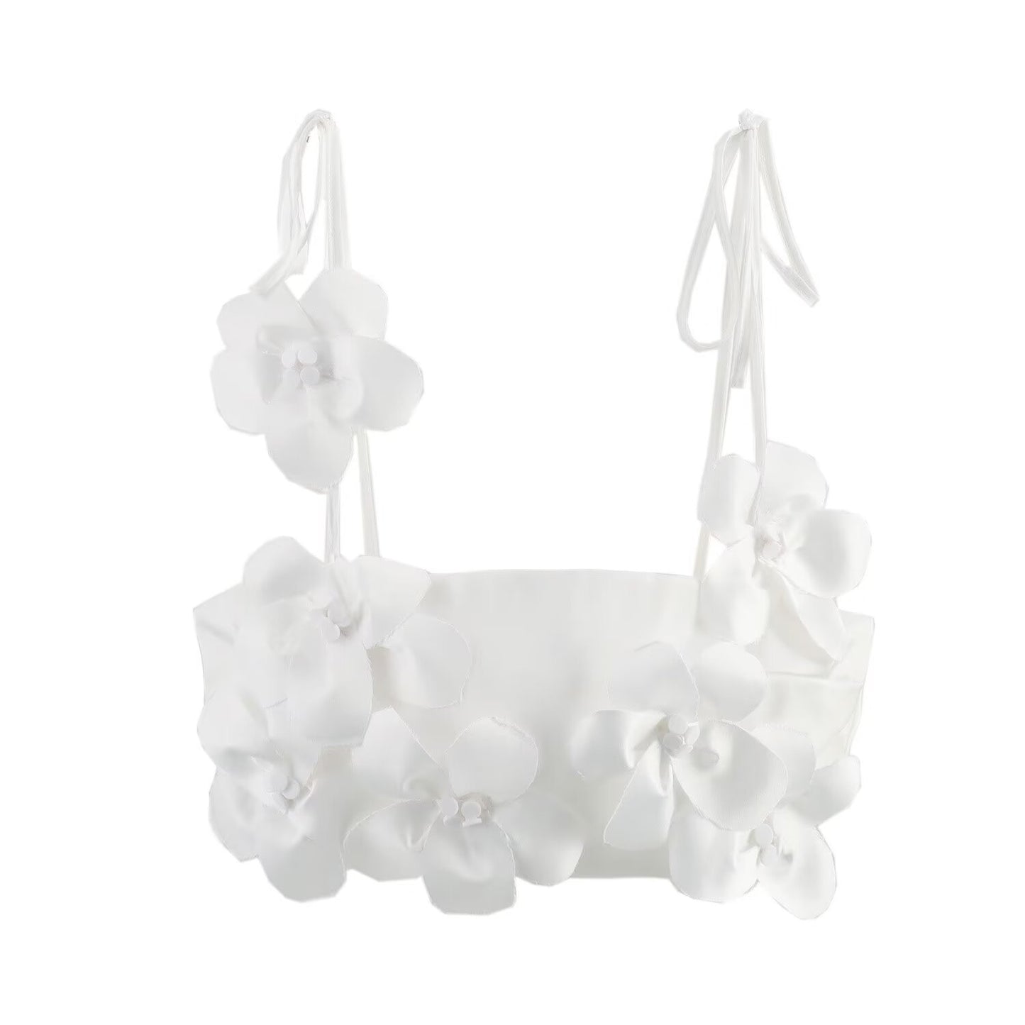 Women's Small Sling 3D Flower Decorative Vest