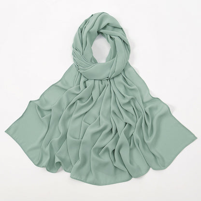 Corner Cathetus All-match Chiffon Headcloth