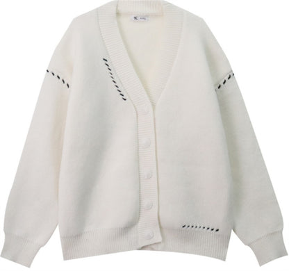 Lazy Wind Sweater Loose Niche Cardigan Coat