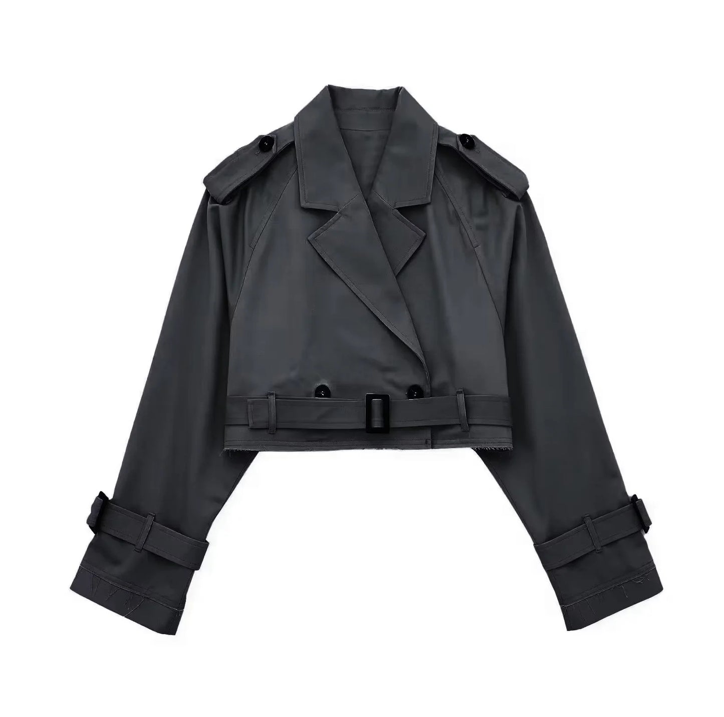 European And American Style Women's Short Cut Windbreaker