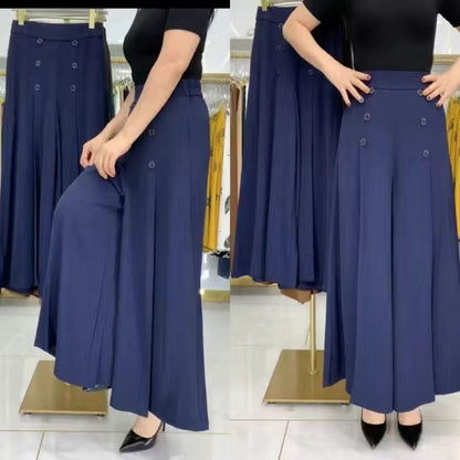 Women's Loose Fashion High Waist Thin Wide Leg Pants