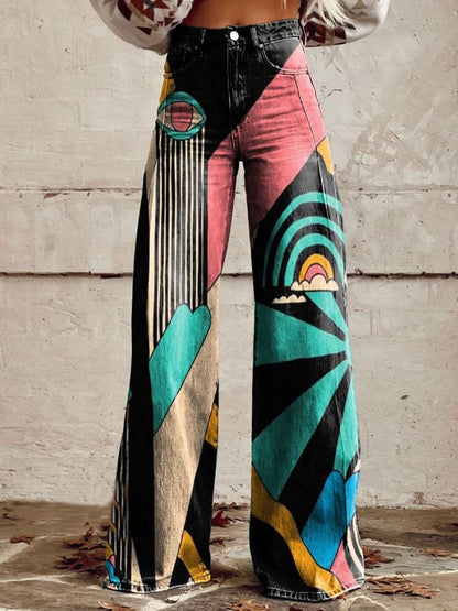 Women's Flared Thin Casual Pants