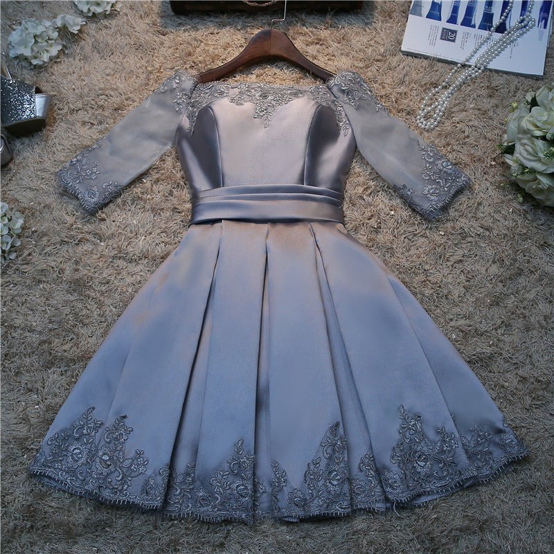 Evening dress bride wedding toast skirt