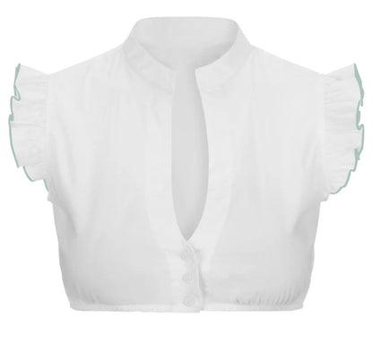 Women's Fashion Personalized Dingdong White Shirt