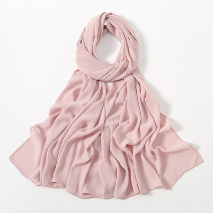 Corner Cathetus All-match Chiffon Headcloth