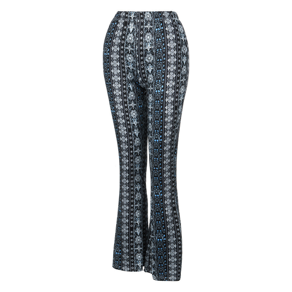 Retro leggings worn outside