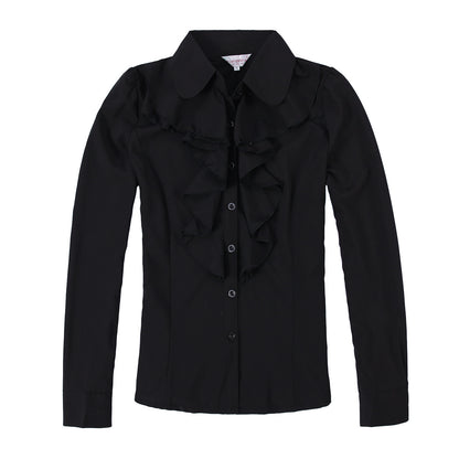 Women's Professional Lace Shirt Women's Chiffon Shirt