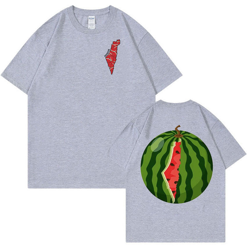 Women's Fashion Watermelon Pattern T-shirt