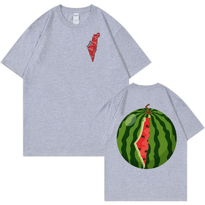 Women's Fashion Watermelon Pattern T-shirt
