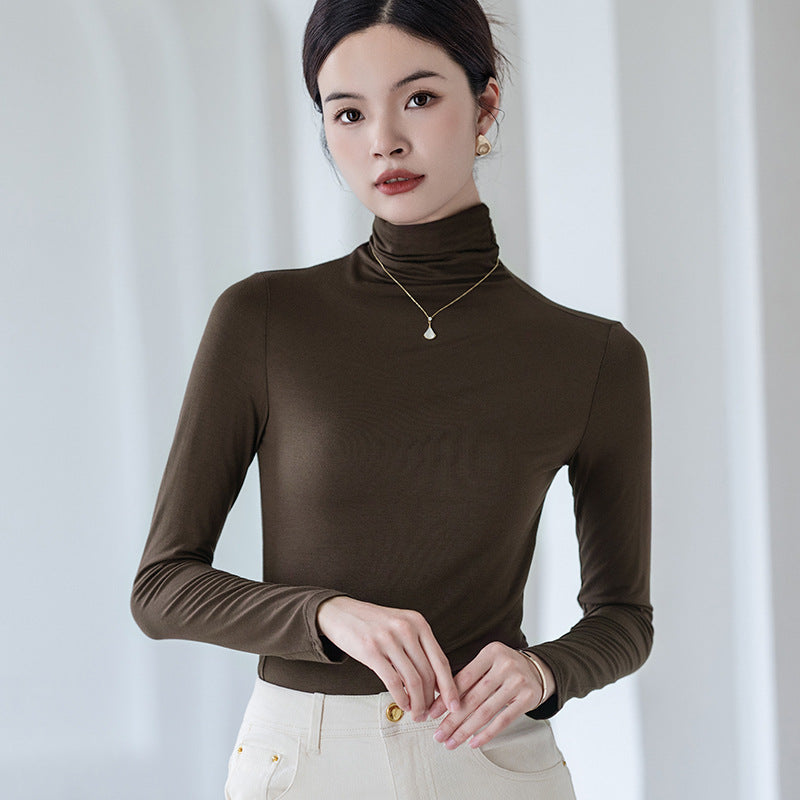 Turtleneck Bottoming Shirt Women's Top Women's Long Sleeve