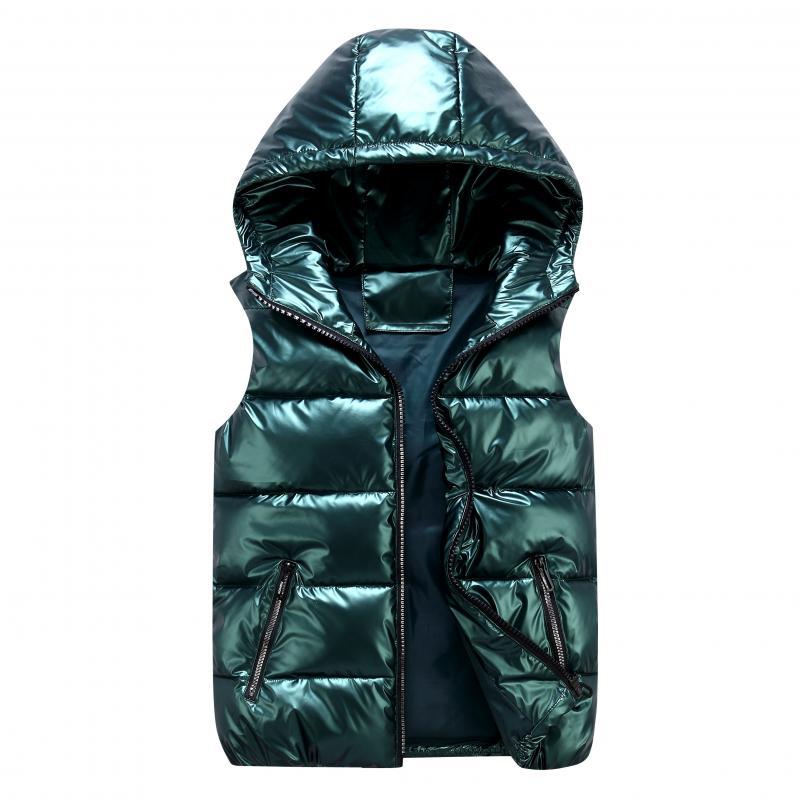 Down Cotton Plus Size Waistcoat Shiny Trend Coat For Lovers