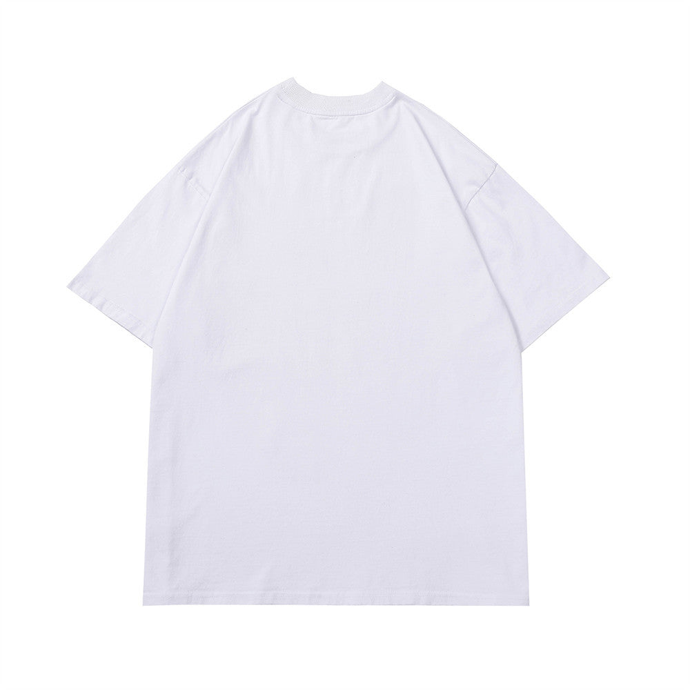 Men's Fashion Casual Round Neck Five-part Sleeve Top