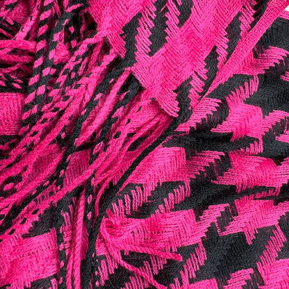 2pcs Textured Plush Jacquard Weave Traps Warmth Scarf ,Luxe Look For Evening Wear,Scarf,vacation,daily Life,evening Party,Office Appropriate Subtlety For Women Men