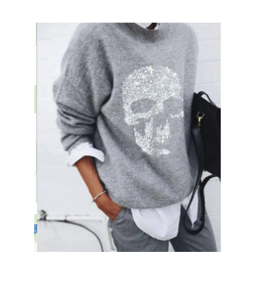Women's Fashion Flower Printed Loose Top
