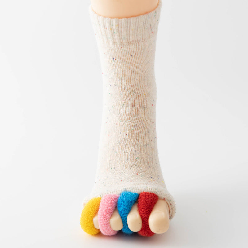 Japanese And Korean Women's Colorful Yoga Toe Socks