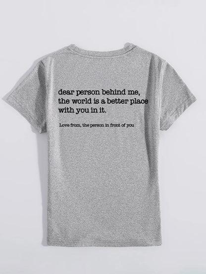 Women's Fashion Printed Short Sleeve T-shirt
