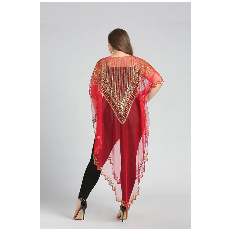 Personalized Batwing Sleeve Women's Casual Shawl