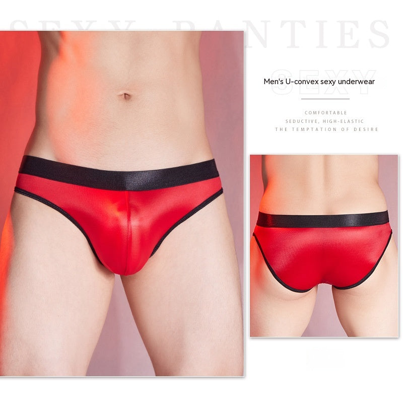 Men's Shiny High Elastic Comfortable And Breathable Underwear