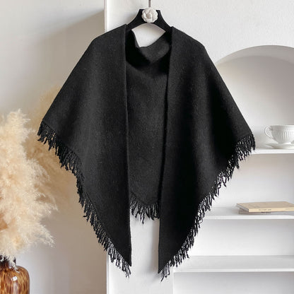 Autumn And Winter Solid Color All-match Warm Scarf