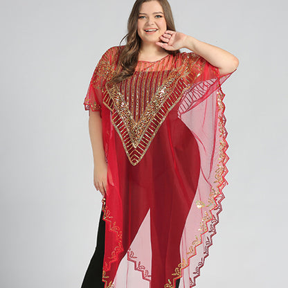 Personalized Batwing Sleeve Women's Casual Shawl