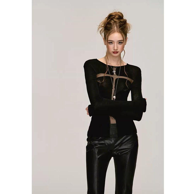 Fashion Long Sleeve Bottoming Shirt For Women