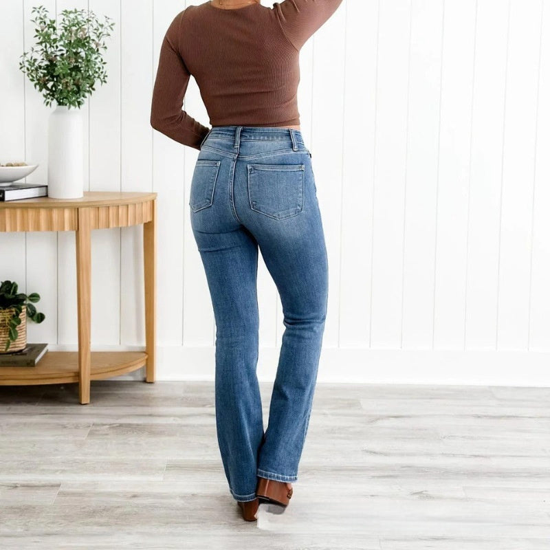 Fashion Plus Size Stretchy Slim-fit Jeans