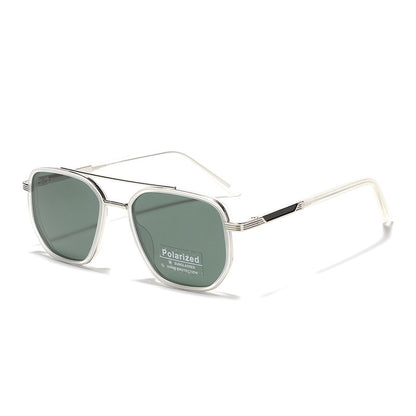 Polarized Sun Glasses Polygon Square Sunglasses
