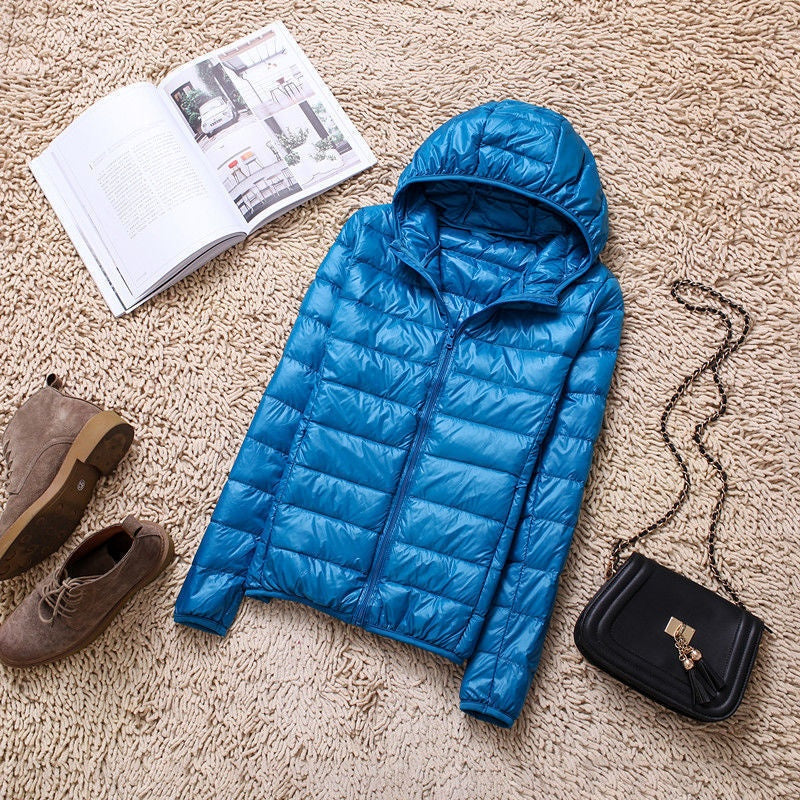 Lightweight Slim Fit Jacket With Stand-up Collar