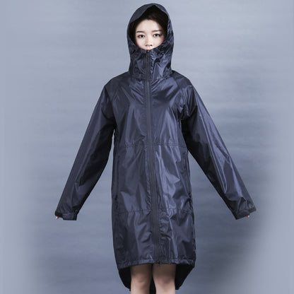 Couple Raincoat Walking Trendy Long Waterproof