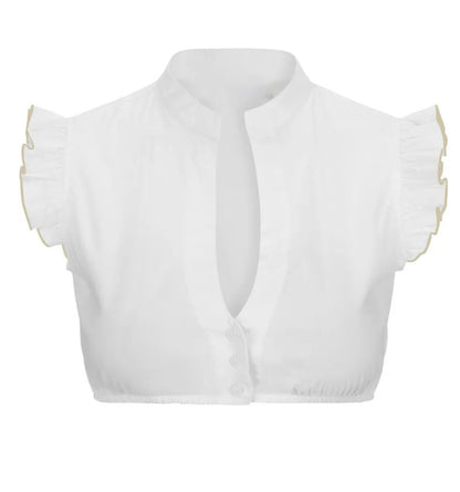 Women's Fashion Personalized Dingdong White Shirt