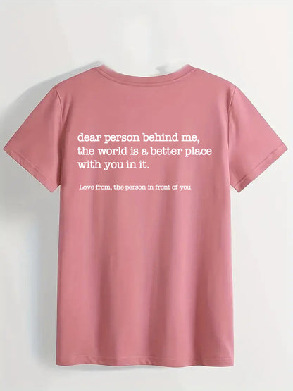 Women's Fashion Printed Short Sleeve T-shirt