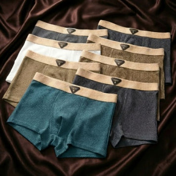 Men's Ice Silk Underwear Fashion Sport Boxer
