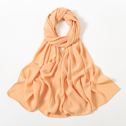 Corner Cathetus All-match Chiffon Headcloth