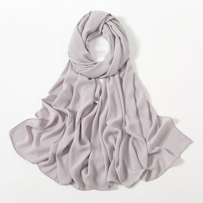 Corner Cathetus All-match Chiffon Headcloth