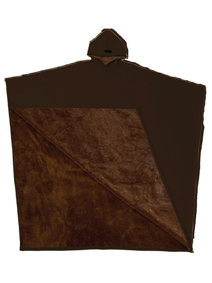 Hooded Button Woolen Cloak Tops Same Style