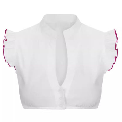 Women's Fashion Personalized Dingdong White Shirt