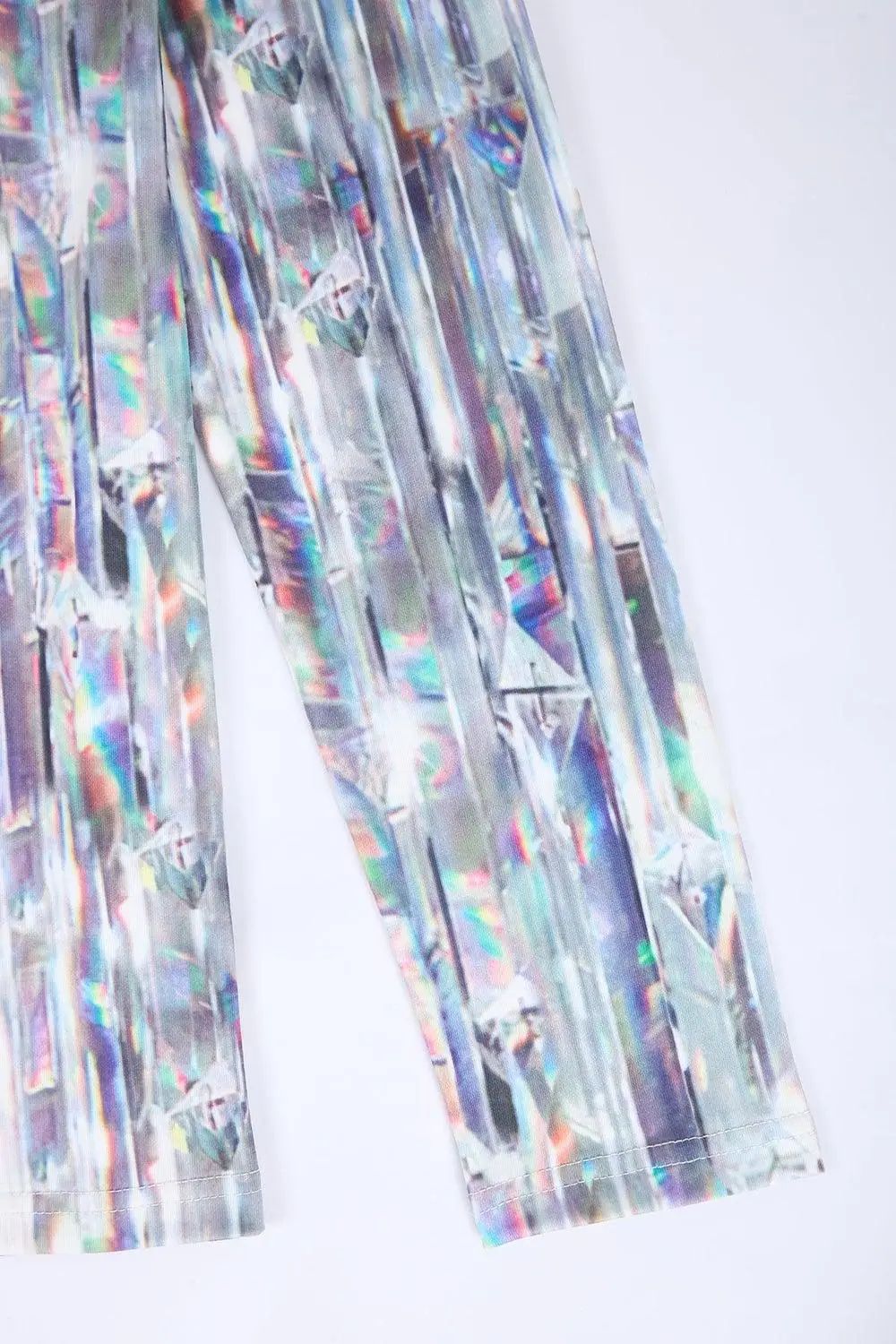 Women's Long Sleeve T-Shirt 3D Printing Shiny Diamonds