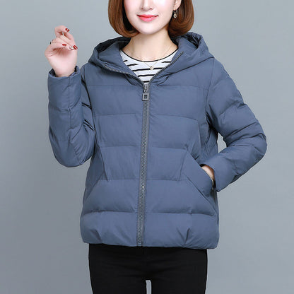 Women's Wear Loose Short Korean Style Cotton Coat