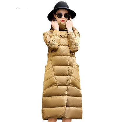 Extended down jacket