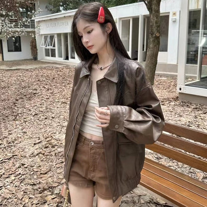 Women's Small Coffee Top Fashion