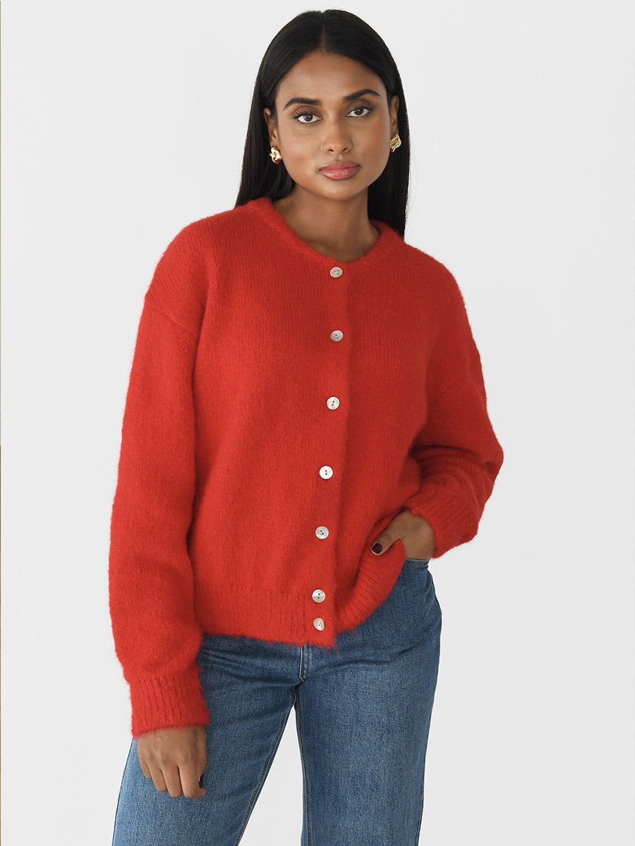 Fashion Personality Women's Vintage Wool Sweater Coat