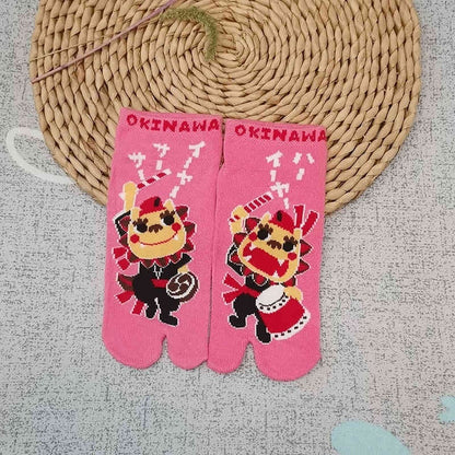 Two-toe Socks Split Toe Women's Cotton Socks