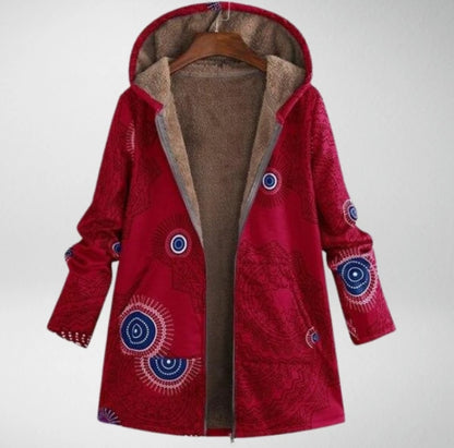 Loose plus size woolen coat