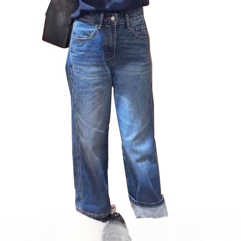 Retro Wide Leg Jeans Women's Small Large Size