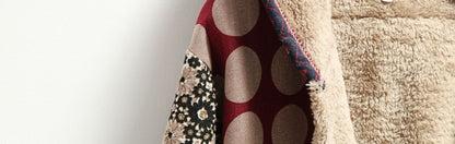 Loose plus size woolen coat